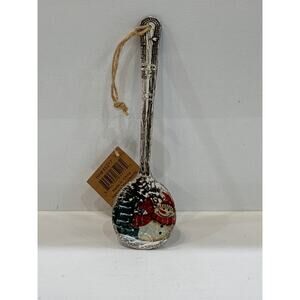 Hanna’s Handworks Handmade Christmas Snowman Spoon Ornament
